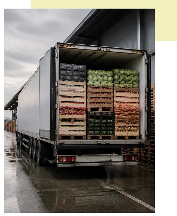 Перевозка плодоовощной продукции в Амурск по цене от 5166 р. | Агросервис-Мрс
